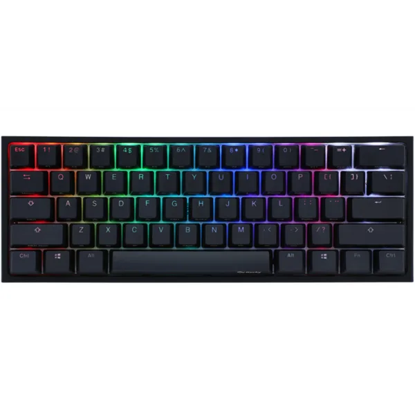 TECLADO GAMER DUCKY ONE 2 MINI RGB KAILH BOX RED SWICHT DOUBLE-SHOT PBT MECANICO