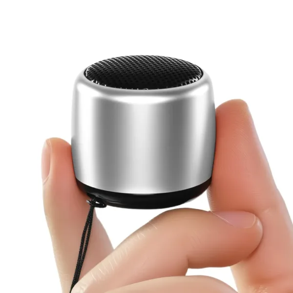 PARLANTE PORTATIL BLUETOOTH MINI CROMADO LXY-L5