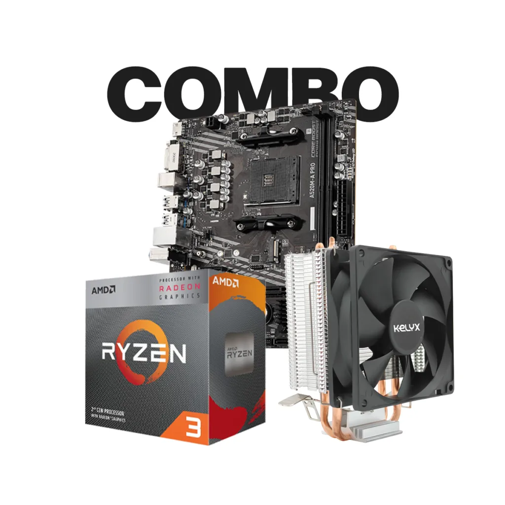 Pc Kelyx MB MSI A520M-A PRO / Proces AMD Ryzen 3-3200G Tray / CPU Cooler Kelyx